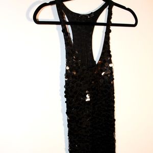 Black Sequin Dress The Limited